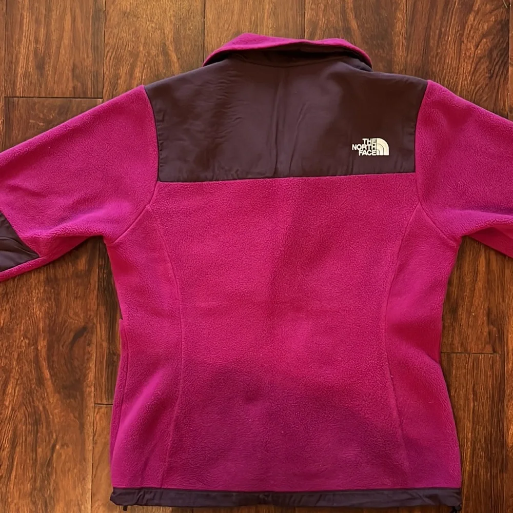 The North Face Denali Fleece Zip-up Jacket Women Size Medium Magenta/purple/pink - Picture 2 of 12